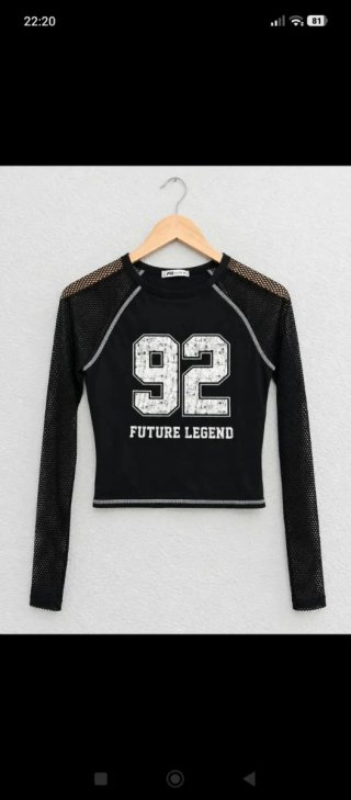 Camiseta negra Future Legend 92