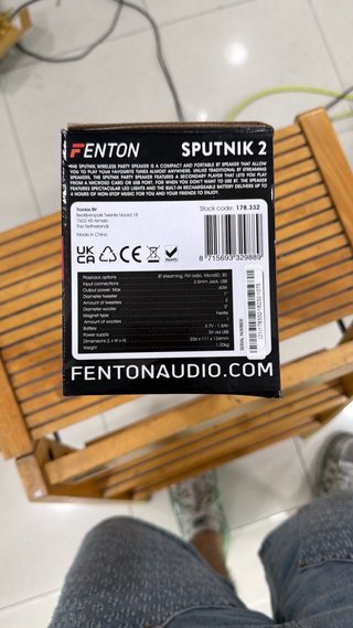 Altavoz Fenton Sputnik 2 Bluetooth 60W