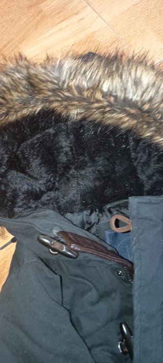 Parka VZ Negra en perfecto estado.