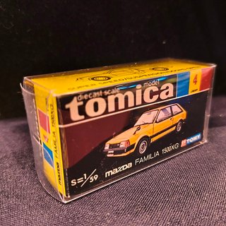 Tomica Mazda Familia 1500XG #4 c/caixa