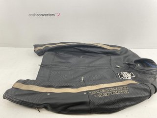 chaqueta motorista harley davidson cuero