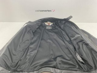 chaqueta motorista harley davidson cuero