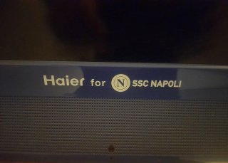 Televisore Haier per SSC Napoli
