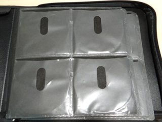 Valigetta CD/DVD Grande Capacità Nero/Blu