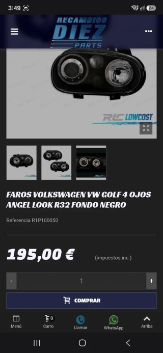 Faros angel eyes golf4