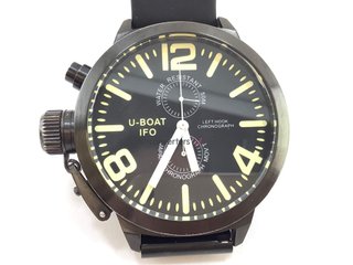reloj alta gama unisex u-boat ifo left hook chronograph