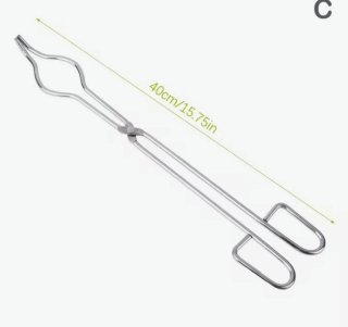 Pinzas crisol fundición 40cm