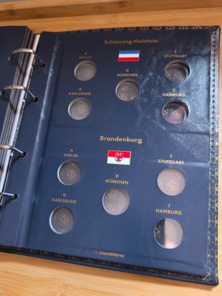 Album Leuchtturm Vista - Monedas 2 Euro Alemania