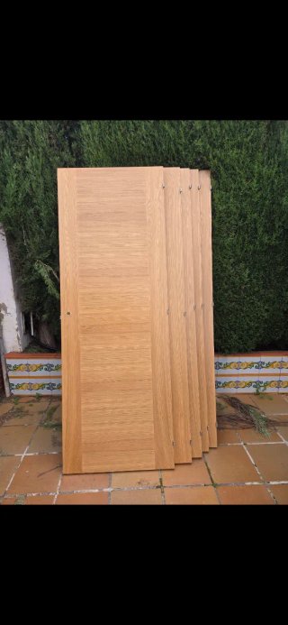 Puertas de roble macizas