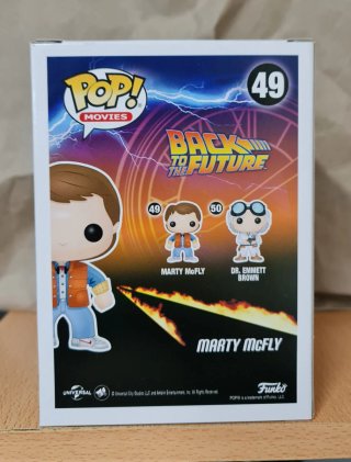 Funko Pop Regreso al futuro Marty McFly glow