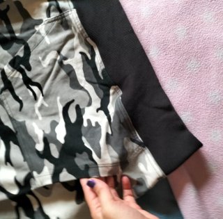 Sudadera con Capucha Estampado Camuflaje