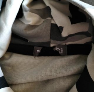 Sudadera con Capucha Estampado Camuflaje