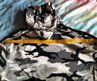Sudadera con Capucha Estampado Camuflaje