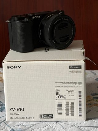 Sony Alpha ZV-E10k Cámara Mirrorless