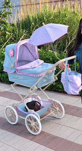 Carrito de Muñecas Estilo Clásico