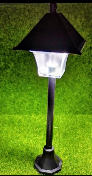 Farol callejero miniatura con luz led