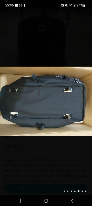 Carro de bebé Bugaboo con su caja original