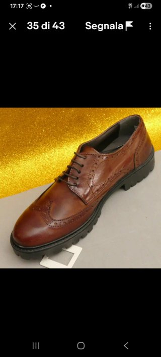 Scarpe eleganti uomo pelle 43 41 marroni