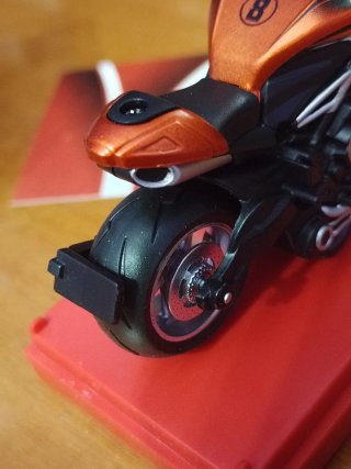 Modellino Moto Naked Arancione e Nero