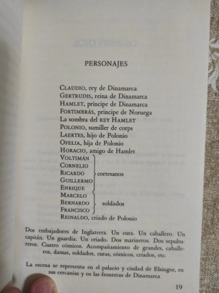 Hamlet, W. Shakespeare