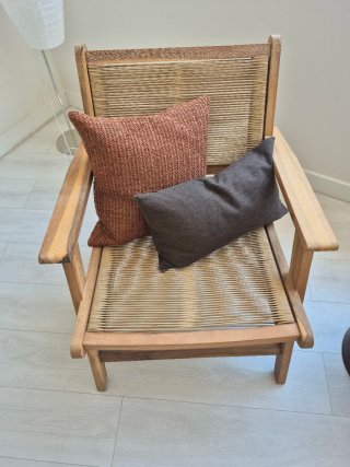 Juego 2 Sillas Kave Home Rattan