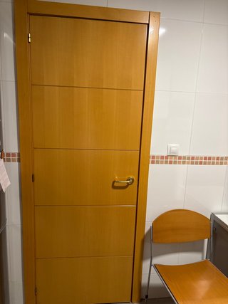 Puerta de madera maciza interior 72 cm