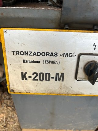 Tronzadora MG K-200-M para metal