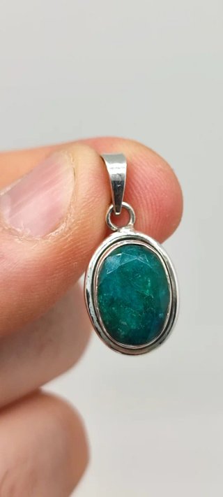 Colgante de Plata y Esmeralda.