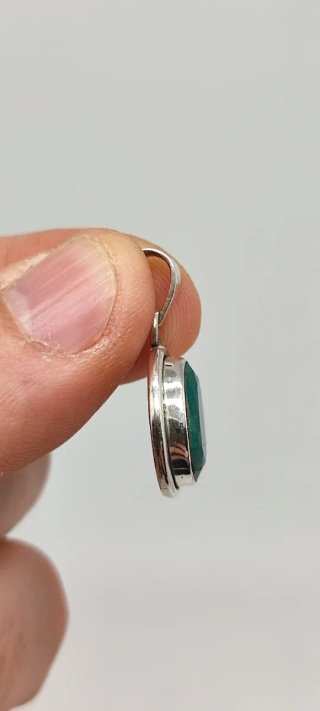 Colgante de Plata y Esmeralda.