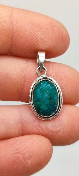 Colgante de Plata y Esmeralda.