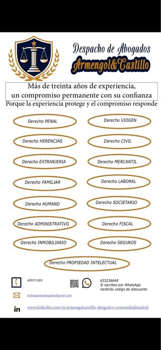 Despacho de abogados 24 horas
