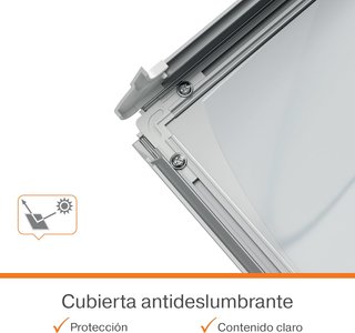 NOBO Premium Plus Expositor A4 NO Cierre 76‑126cm