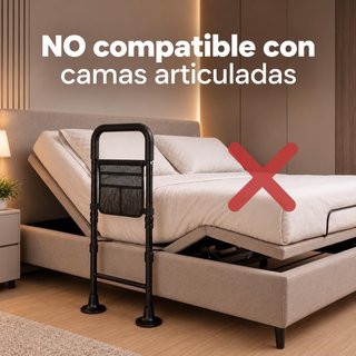 JEIKI Barandilla Cama 150kg Altura Ajustable