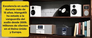 MANGOKIT MP1 Radio DAB FM 65g USB‑C 12h 20 Presets