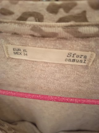 Jersey estampado leopardo beige