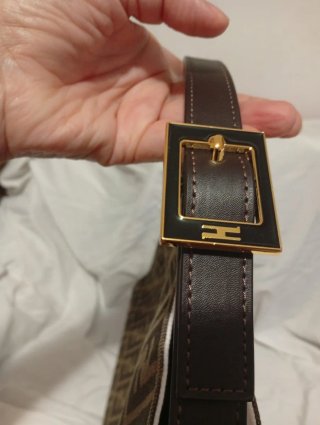Borsa Fendi FF marrone