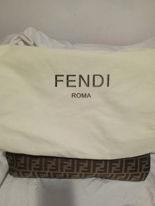Borsa Fendi FF marrone