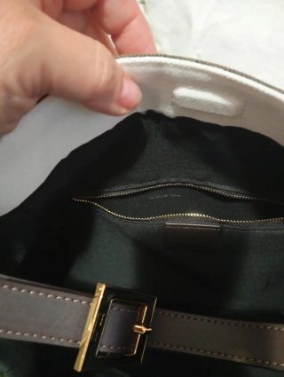 Borsa Fendi FF marrone