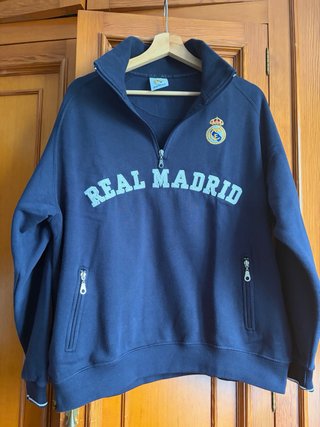 Sudadera Real Madrid Talla L Media Cremallera
