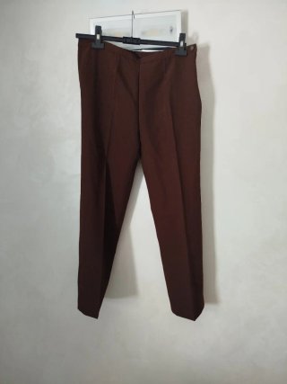 Pantaloni marroni taglio dritto