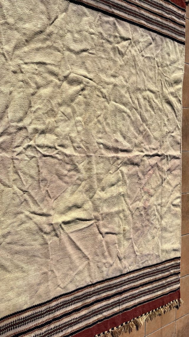Alfombra kilim marroquí de lana.