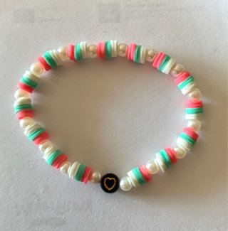 Pulsera de cuentas hecha a mano 17cm