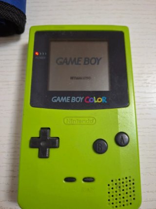 Nintendo Game Boy Color Verde + Funda + Juego