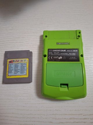Nintendo Game Boy Color Verde + Funda + Juego