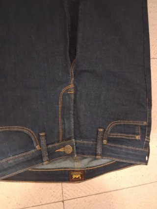 Pantalones pitillos vaqueros Lee azules