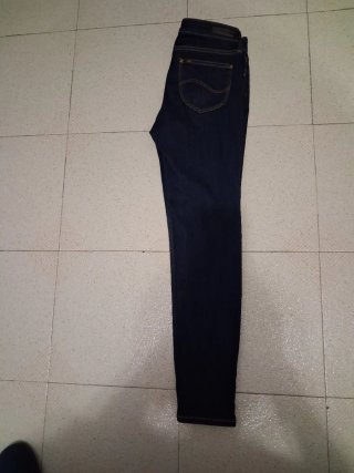 Pantalones pitillos vaqueros Lee azules