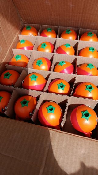 Naranjito Mundial 82 Caja 60 Portabolígrafos