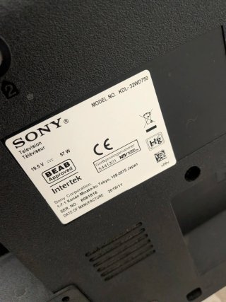 Televisor Sony 32 Negro