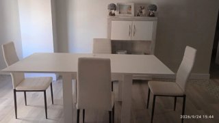 Conjunto de Mesa y 6 Sillas de Comedor