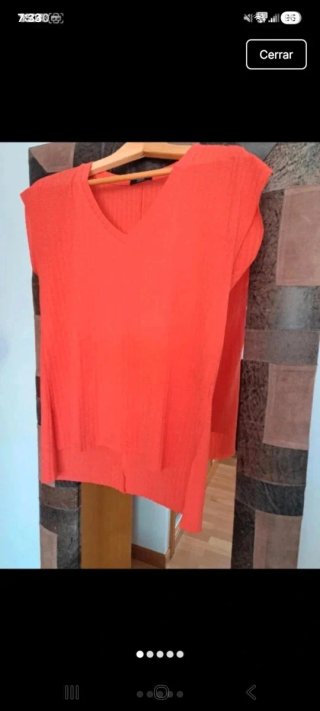 Camiseta Parfois Coral V-Neck